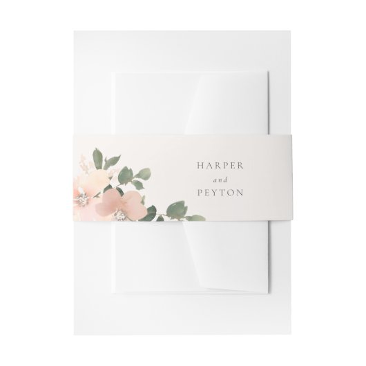 ガーデンラブ招待状用帯 招待状ベリーバンド (正面例)