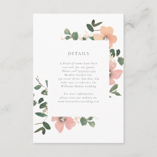 ガーデンラブ詳細カード エンクロージャーカード (正面)