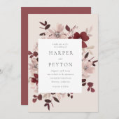 ガーデンラブ ウェディング 招待状 (正面/裏面)