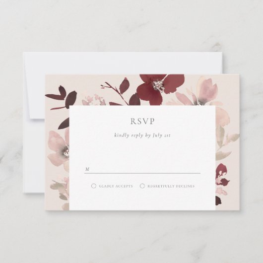 ガーデンラブRSVPカード 出欠カード (正面)