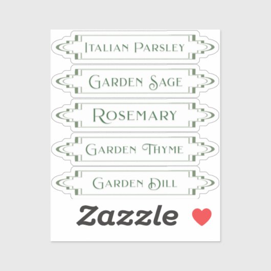 ガーデンラベル用の防水ハーブのシール シール (シート)