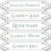 ガーデンラベル用の防水ハーブのシール シール (正面)