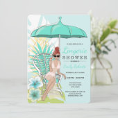 ガーデンランジェリーシャワー 赤毛の花嫁 招待状 (スタンド正面)