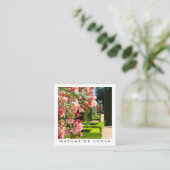 ガーデンランドスキャパー写真旅行観光スペイン スクエア名刺 (スタンド正面)