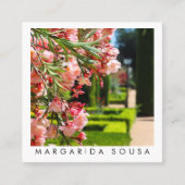 ガーデンランドスキャパー写真旅行観光スペイン スクエア名刺 (正面)