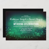 ガーデンラ素朴イツロマンティック結婚式招待状 招待状 (正面/裏面)