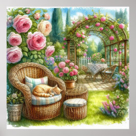 ガーデンリトリートランドスケープ2 ポスター