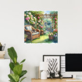 ガーデンリトリートランドスケープ3 ポスター