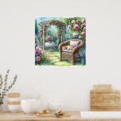 ガーデンリトリートランドスケープ4 ポスター (キッチン)