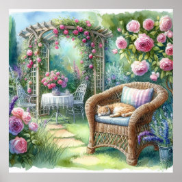 ガーデンリトリートランドスケープ4 ポスター