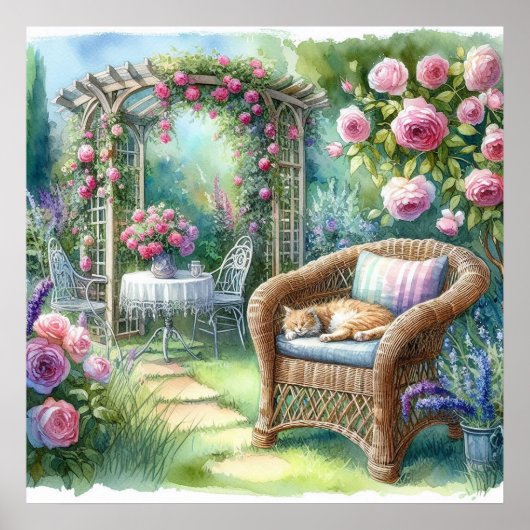 ガーデンリトリートランドスケープ4 ポスター (正面)