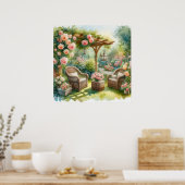 ガーデンリトリートランドスケープ5 ポスター (キッチン)