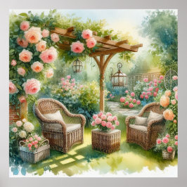 ガーデンリトリートランドスケープ5 ポスター