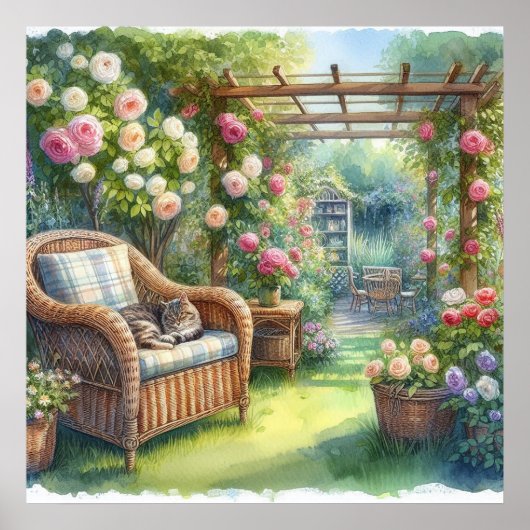 ガーデンリトリート風景3 ポスター (正面)