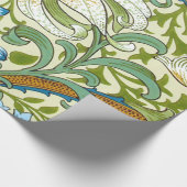 ガーデンリリーウィリアムモリス素晴らしヴィンテージフローラ ラッピングペーパー (角)