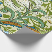 ガーデンリリーウィリアムモリス素晴らしヴィンテージフローラ ラッピングペーパー (角)