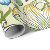 ガーデンリリーウィリアムモリス素晴らしヴィンテージフローラ ラッピングペーパー (ロールコーナー)