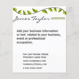 ガーデンリーフガーデニンググリーン チラシ