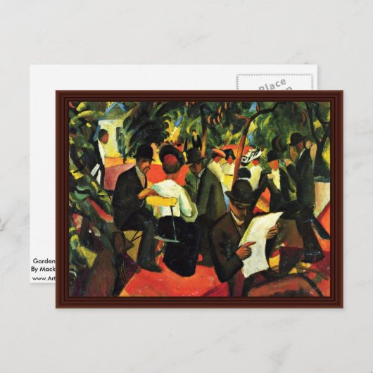 ガーデンレストランバイマッケ威厳がある ポストカード (正面/裏面)