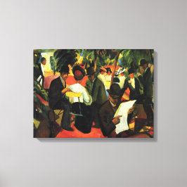 ガーデンレストランバイマ威厳があるーク，ヴィンテージアート キャンバスプリント