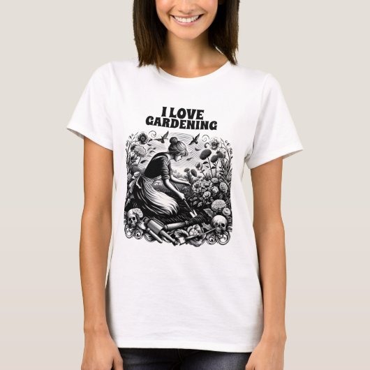 ガーデンレディーズフラワーズ Tシャツ (正面)