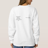 ガーデンレディーズ午後 スウェットシャツ (裏面)