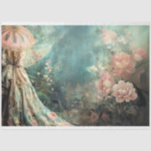 ガーデンロマンスエレガント、ポートレート、Etherealフローラ 薄葉紙 (正面)