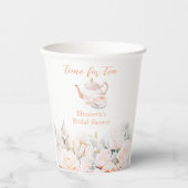 ガーデンローズ ブライダルシャワーティーパーティー 紙コップ (正面)