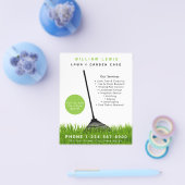 ガーデンローン気に造園モダングラスレーキ チラシ (シングル)