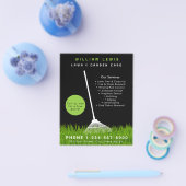 ガーデンローン気に造園モダングラスレーキ チラシ (シングル)