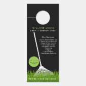 ガーデンローン気に造園モダングラスレーキ ドアノブサイン (正面)