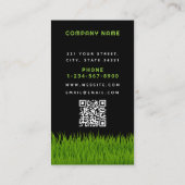 ガーデンローン気に造園モダングラスレーキ 名刺 (裏面)