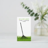 ガーデンローン気に造園モダングラスレーキ 名刺 (スタンド正面)
