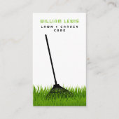 ガーデンローン気に造園モダングラスレーキ 名刺 (正面)