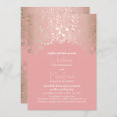 ガーデンワンダーランド-ウッドラン結婚ドの魔法 招待状 (正面/裏面)