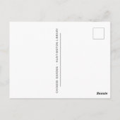 ガーデン中国の- Huntington Library California ポストカード (裏面)