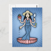 ガーデン女神 ポストカード (正面/裏面)