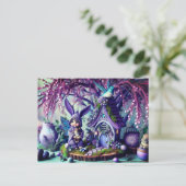 ガーデン妖精はがき ポストカード (スタンド正面)