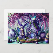 ガーデン妖精はがき ポストカード (正面/裏面)