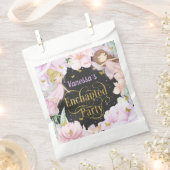 ガーデン妖精、魅惑的な誕生日パーティー フェイバーバッグ (クリップ留めされた状態)