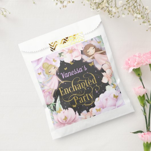ガーデン妖精、魅惑的な誕生日パーティー フェイバーバッグ (封をした状態)