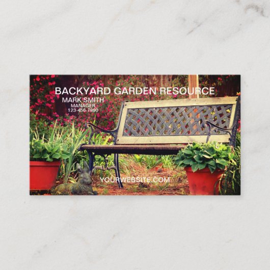 ガーデン子供部屋事業 名刺 (正面)