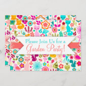 ガーデン子猫 招待状 (正面/裏面)