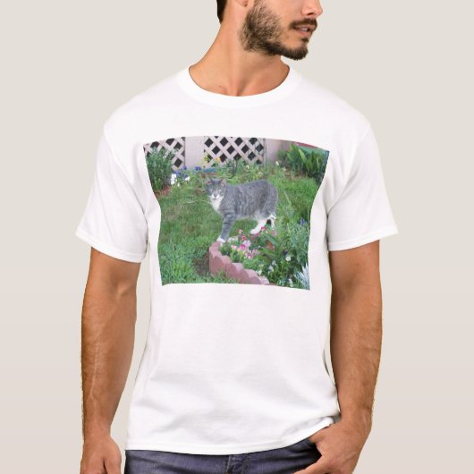 ガーデン子猫 Tシャツ (正面)
