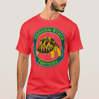 ガーデン州カメ放射カメ Tシャツ