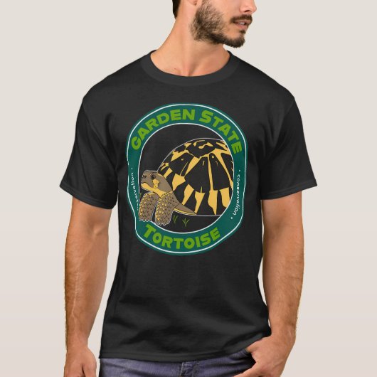 ガーデン州トルトースウエスタンヘルマンズカメ Tシャツ (正面)