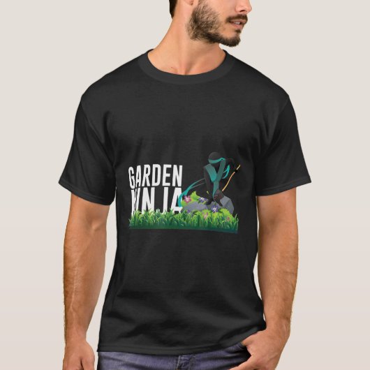ガーデン忍者ガーデニングガーデン Tシャツ (正面)