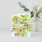 ガーデン感動的はがき ポストカード (スタンド正面)