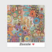 ガーデン抽象芸術 シール (シート)