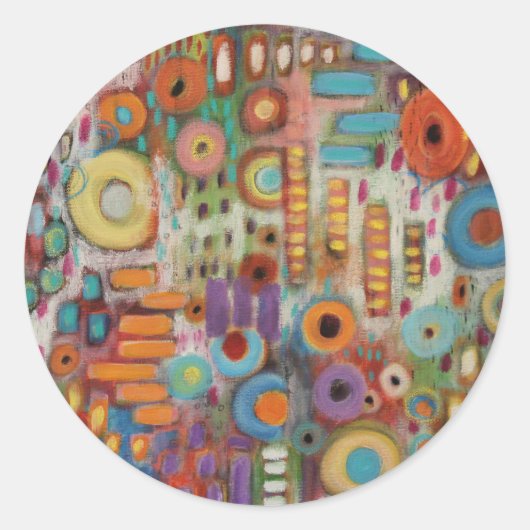 ガーデン抽象芸術 ラウンドシール (正面)
